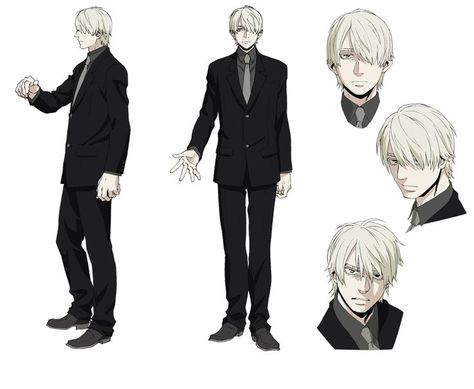 Delico Gangsta, Anime Hairstyles Male, Gangsta Anime, Mob Boss, Slice Of Life Anime, Character Model Sheet, Game Character Design, Animated Drawings, Character Design Animation