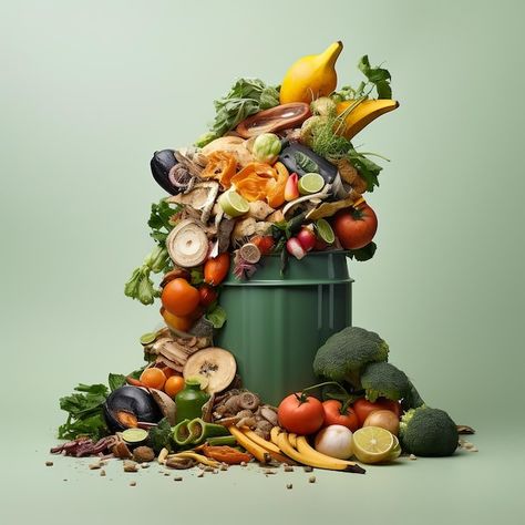 Food Waste Illustration, Food Waste Project, Food Waste Management, Food Waste Recycling, Food Shoot, Waste Reduction, Food Scraps, Kitchen Waste, Composting