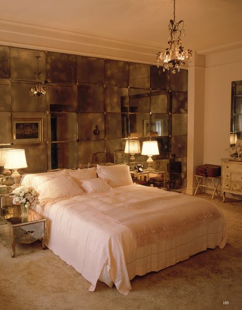 Foxed Mirror, Hollywood Bedroom, Design Exterior, Chic Bedroom, Dream House Interior, Room Inspiration Bedroom, Mirror Glass, Dream Decor, Dream Rooms