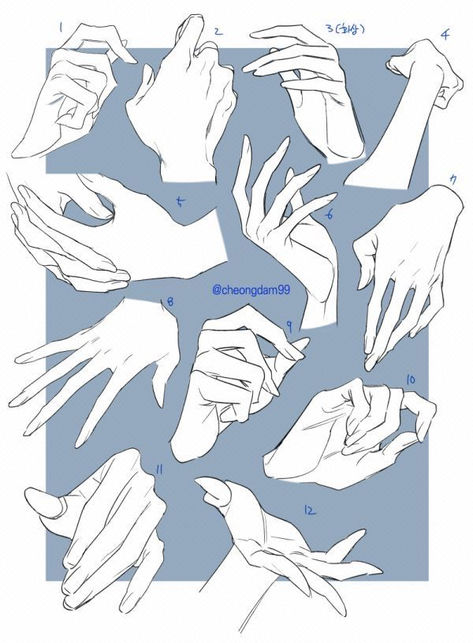 Sculpture Easy, Draw Hands, Hand Drawing Reference, 캐릭터 드로잉, Arte Inspo, Hand Sketch, Figure Drawing Reference, Learn How To Draw, Anime Drawings Tutorials