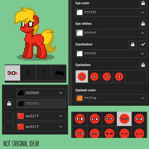 Ponytown Eyes Tutorial, Pony Town Eyes Tutorial, Ponytown Eyes Ideas, Ponytown Eyes, Pony Town Eyes Ideas, Goat Eyes, Ponytown Ideas, Pony Games, Eyes Tutorial