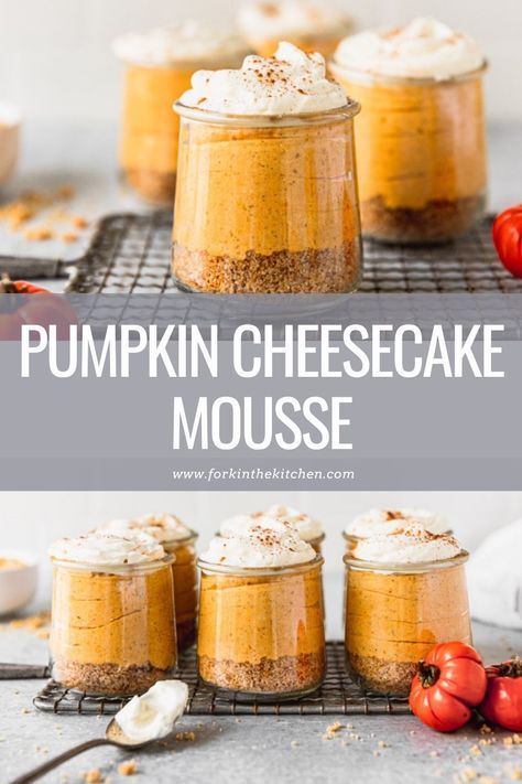 Impossibly Creamy Pumpkin Mousse, Pumpkin Mascarpone Mousse, Pumpkin Spice Mousse Recipe, No Bake Pumpkin Mousse, Pumpkin Mousse Trifle, Pumpkin Mousse Cups, Pumpkin Pie Mouse, Pumpkin Moose Recipe, Pumpkin Cream Cheese Mousse