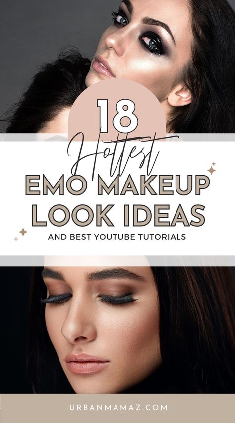 Emo Makeup Look Ideas Makeup For A Metal Concert, Alternative Rock Makeup, Falling In Reverse Concert Makeup, Punk Rock Makeup Tutorial, Blink 182 Concert Makeup, Makeup For A Rock Concert, Pop Punk Concert Makeup, Edgy Concert Makeup, Rock Concert Eye Makeup