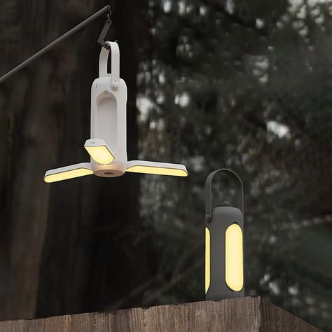 Outdoor Lighting Design, Nordic Lamp, Camping Lamp, Lampshade Designs, Tent Lighting, Light Flashlight, Adjustable Lamps, Camping Lanterns, Small Objects