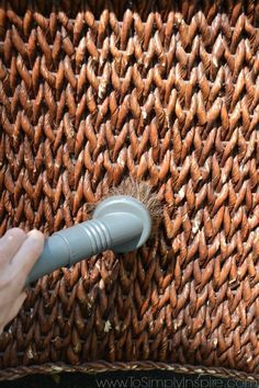 How to Paint Wicker Furniture with a Brush2                                                                                                                                                                                 More Painting Rattan Furniture Ideas, Repainting Wicker Furniture, Paint Wicker Furniture, Repaint Furniture, Painting Wicker, Paint Wicker, Wicker Desk, Wicker Garden Furniture, Painting Wicker Furniture