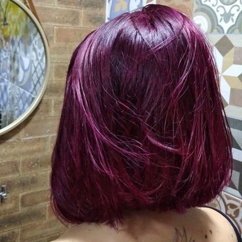 Woman Short Haircut, Gemini Hair, Marsala Color, Dark Purple Hair, Wine Hair, Red Hair Inspo, Dark Red Hair, Dyed Natural Hair, Hair Color Purple