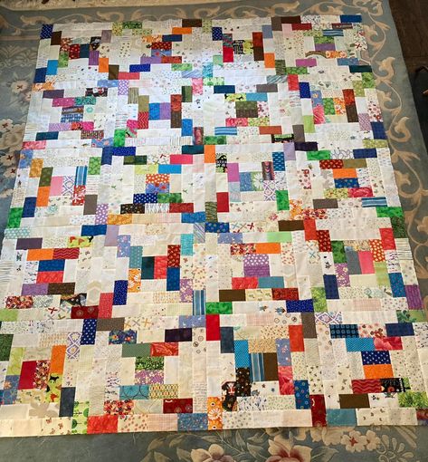 Potato Chip Block, Potato Chip Quilt, Crumb Quilt, Scrap Fabric Projects, Scrappy Quilt Patterns, String Quilts, Quilting Room, Scrap Quilt Patterns, Potato Chip