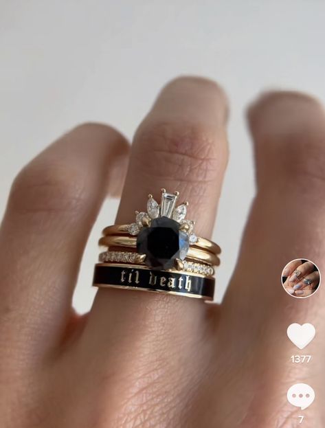 Dark Wedding Theme, Cute Engagement Rings, Goth Wedding, Dark Wedding, Future Engagement Rings, Future Wedding Plans, Seo Expert, Dream Engagement Rings, Digital Marketer