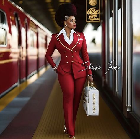 Red Business Suits For Women, Elegant Red Business Casual Sets, Luxury Red Three-piece Business Suit, Red Single Breasted Business Sets, Luxury Red Women's Suits, Female Elegance, Fashionable Business Attire, Prince Suit, Slacks Outfit