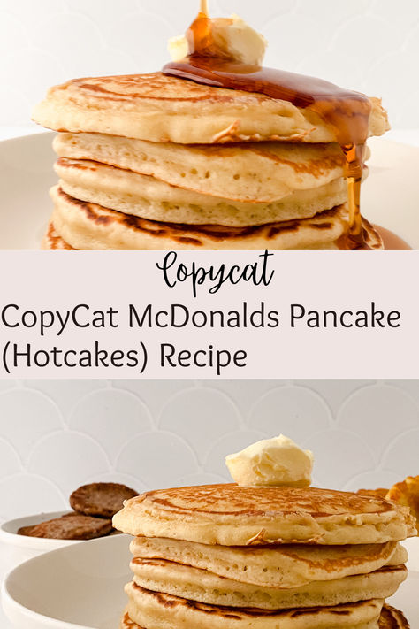 Copycat Mcdonald's Hotcake (pancake) recipe
Satisfy your cravings with our delectable Copycat McDonald's Pancake (Hotcakes) Recipe! Fluffy, golden-brown pancakes that taste just like the real deal. Perfect for a delicious breakfast or brunch. #CopycatMcDonalds #PancakeRecipe #BreakfastTreat Mcdonald’s Pancakes, Restaurant Style Pancakes, Mcdonalds Hotcakes Recipe, Mcdonald's Pancakes, Mcdonalds Hotcakes, Hotcakes Recipe, Copycat Mcdonalds, Mcdonalds Pancakes, I Hop Pancake Recipe