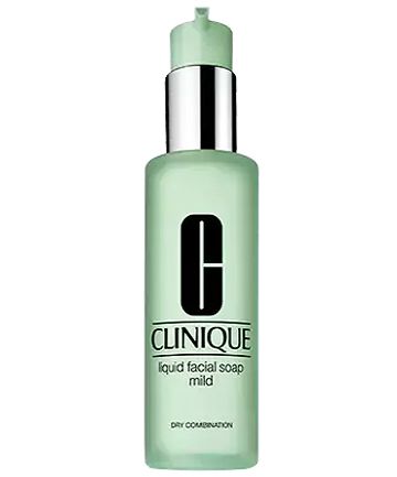 Clinique Liquid Facial Soap Clinique Face Wash, Diy Facial Cleanser, Natural Facial Cleanser, Acne Face Wash, Facial Soap, Skin Care System, How To Get Rid Of Acne, Moisturizing Lotions, Liquid Soap