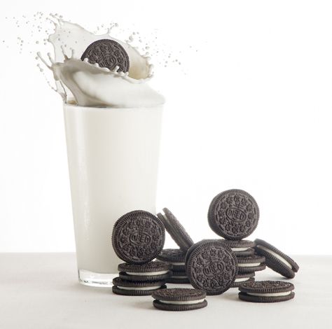 Milk and Oreoes | by James Stiles Photography Milk Photography, Oreo Milk, Oreo Shake, Food Photography Composition, Ice Cream Photography, Oreo Biscuits, Milk Splash, Coffee Shot, Food Photoshoot