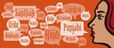 Language The official languages of India are Hindi and English. In different parts of India different languages are spoken like in Bharat Hindi is spoken and in the Republic of India English is spoken. National Language, Translation Services, India School, Indian Language, Learn English Grammar, Language Translation, Writing Art, History Projects, Hindi Language