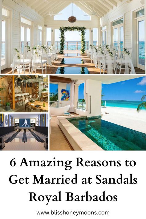 Dreaming of a destination wedding that combines luxury, romance, and tropical beauty? Look no further than Sandals Royal Barbados, a paradise on earth that offers an idyllic setting for couples seeking the ultimate wedding experience. With its stunning beaches, world-class amenities, and impeccable service, Sandals Royal Barbados is the perfect venue for a memorable and romantic wedding celebration. In this blog post, we’ll explore six amazing benefits to tying the knot at this beautiful resort. Luxury Romance, Barbados Wedding, Reasons To Get Married, Glass Bottom Boat, Tropical Beauty, Sandals Resorts, Beach Ceremony, Wedding Activities, Wedding Planning Services