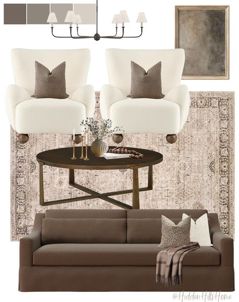 York Slope Deep Seat Slipcovered … curated on LTK Black White Grey Beige Living Room, Beige Couch Mood Board, Brown And Neutral Living Room, Brown And Black Living Room Ideas, White And Dark Brown Living Room, Black Brown Beige Living Room, Dark Beige Couch Living Room, Brown Velvet Sofa Living Room, Dark Grey Couch Living Room Ideas Colour Schemes