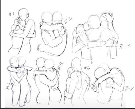 Hugs Art Reference, Hugging Back Reference, Position Reference Two People, Drawing Pose Couple Reference, Drawing Reference Poses Hugging, Body Pose Drawing Couple, Kiss On The Hand Reference, Characters Hugging Drawing, Character Hugging Pose