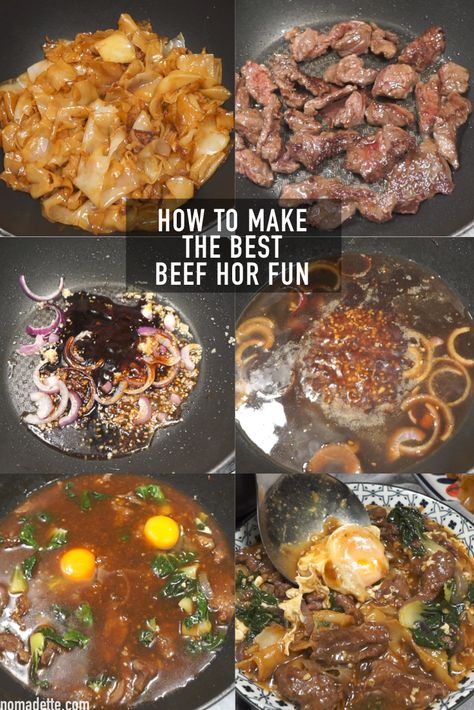 Japanese Beef Ramen Noodle Recipes, Beef Ramen Noodle Hacks, Homemade Ramen Beef, Healthy Beef Ramen Noodles, Beef Hokkien Noodles Recipe, Rice Noodles Stir Fry, Rice Noodle Recipes, Beef Marinade, Beef Gravy