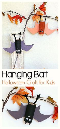 Bat Wing Template, Wing Template, Halloween Bats Crafts, Bat Craft, Hanging Bat, Halloween Kunst, October Crafts, Bat Art, Halloween Preschool