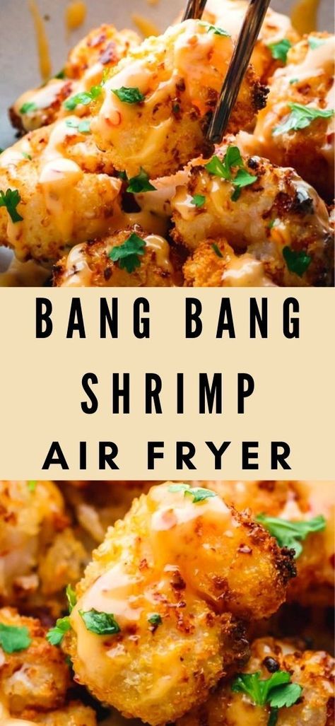 Bang Bang Shrimp Air Fryer, Air Fryer Bang Bang Shrimp, Shrimp Air Fryer, Bang Bang Shrimp Recipe, Easter Sides, Air Fryer Fish, Bang Bang Shrimp, Air Fryer Recipe, Air Fried Food