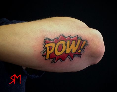 #robymarciano#sakuratattoo#tattoos#traditionaltattoo#oldschool#classictattoos#colortattoo#comics#pow! Pow Tattoo, Vlone Logo, Colorful Tattoos, Comic Tattoo, Armband Tattoo Design, School Tattoo, Hand Tattoo, Your Profile, Art Pop