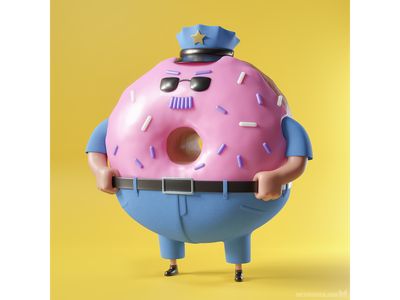 Metin Seven | Dribbble Blender Donut, Donut Character, Candy Kingdom, Creative Poster Design, Vinyl Toys, 3d Cartoon, Designer Toys, 3d Characters, 3d Illustration