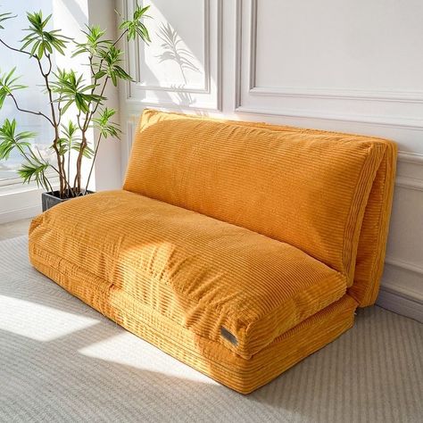 Corduroy Bean Bag Folding Sofa Bed - Bed Bath & Beyond - 41392519