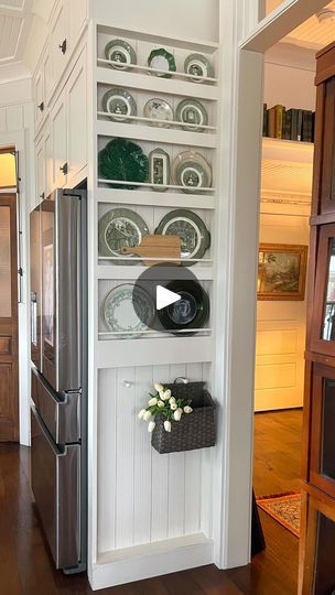 72K views · 7.6K reactions | DIY plate rack ✨ 

I am so happy with how this turned out. You know I had to go with the green dishes. They will look so good with the green books!! 📚 

What do you think? 

#platerack #diyplaterack #kitchendesign #newoldhouse | Brittany J. Smith▫️NewOldHouse | thorn_cove_abode · Original audio Wall Mounted Kitchen Plate Rack, Ikea Plate Holder Hack, Built In Plate Rack Kitchen, Plate Racks Wall Display, Plate Rack Diy, Wall Mount Plate Rack, Plate Rail, Plate Racks In Kitchen, Plate Rack Wall