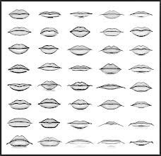 types of lips - Shapes Drawing Hands, Modelling Poses, Drawing Eyes, Skitse Bog, Modeling Poses, Mouth Drawing, 얼굴 드로잉, 얼굴 그리기, Lip Shapes