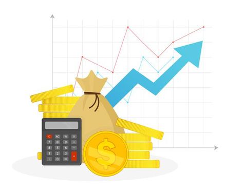 Graph Illustration, Finance Illustration, Line Graph, Money Chart, Money Design, Graph Design, Finances Money, Line Graphs, Bar Graphs