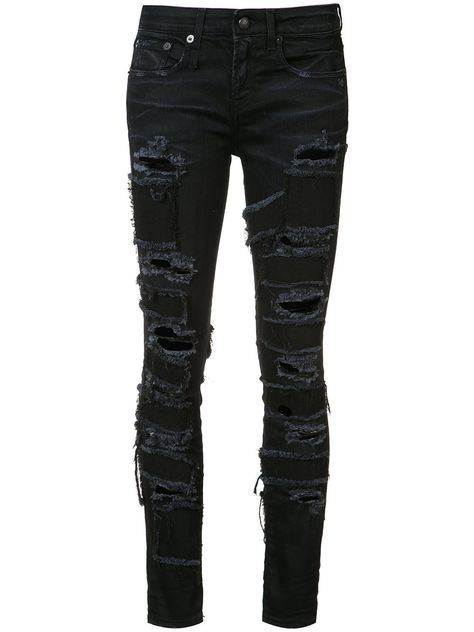 Alison Patch Skinny Jeans Goth Jeans, Punk Jeans, Black Patch, Katherine Mcnamara, Black Ripped Jeans, Karate Kid, Jeans Color, Designer Style, Black Stretch