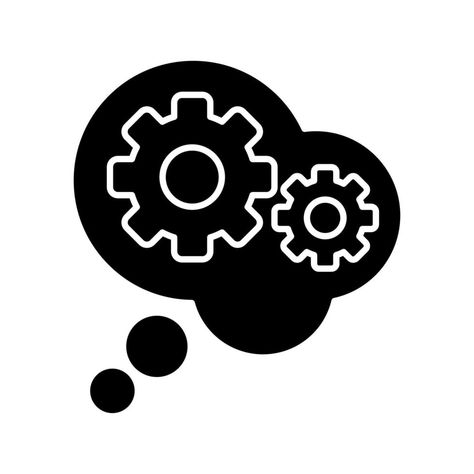 Reasoning black glyph icon. Draw conclusions. Deductive and inductive reasoning. Critical thinking. Constructive explanation. Silhouette symbol on white space. Vector isolated illustration Conclusions For Project, Thinking Silhouette, Critical Thinking Illustration, Conclusion For Project, Change Symbol, Inductive Reasoning, Drawing Conclusions, Glyph Icon, White Space