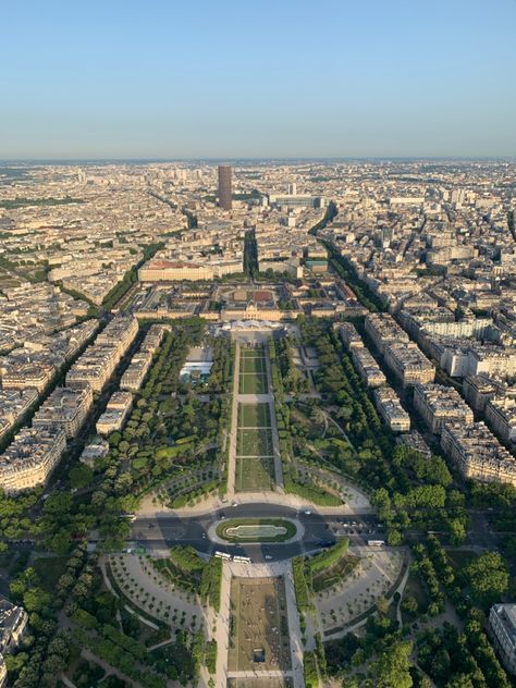 the view from the eiffel tower French Trip, France Country, Paris View, Paris Photography, World Photography, The Eiffel Tower, Top View, Aerial View, The View