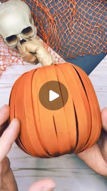 Timm Sevitz on Instagram: "🎃 How to turn a cereal box and toilet paper roll into a fun halloween or thanksgiving pumpkin. This is a fun and easy craft for kids to make this fall. #halloweencrafts #pumpkin #halloween #kidscrafts #easycrafts" Toilet Paper Roll Halloween Decorations, Halloween Craft Toilet Paper Roll, Toilet Paper Roll Pumpkins, How To Make A Pumpkin, Fall Toilet Paper Roll Crafts, Craft Pumpkin Ideas, Pumpkin Toilet Paper Roll, Cardboard Pumpkin, Toilet Paper Pumpkins