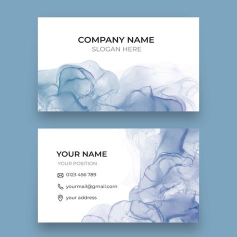 Watercolor Background Wallpaper, Watercolor Alcohol, Elegant Business Cards Design, Watercolor Business, Art Business Cards, Watercolor Business Cards, Eid Card Designs, Watercolour Texture Background, Social Templates