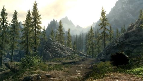 Skyrim gameplay screenshot.  HAVE to get this game. Nature, Skyrim Gameplay, Skyrim Game, Scrolls Game, Elder Scrolls Games, Skyrim Special Edition Mods, Skyrim Mods, Elder Scrolls Skyrim, Elder Scrolls V Skyrim