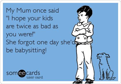 My Mum once said 'I hope your kids are twice as bad as you were!' She forgot one day she'd be babysitting! Classroom Mirror, National Middle Child Day, Middle Child Humor, Middle Child Syndrome, Teacher Funnies, Classroom Humor, Teaching Humor, Birth Order, Teaching Quotes