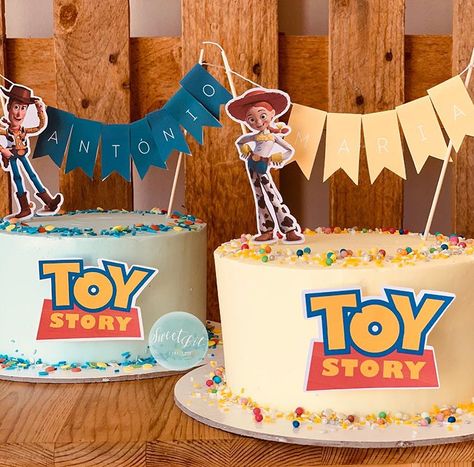 Jesse Toy Story Cake, Toy Story Diy Cake, Toy Story Simple Cake, Toy Story Cake Simple, Toy Story Birthday Cake Simple, Simple Toy Story Cake Ideas, Toy Story Themed Cake, Easy Toy Story Cake, Toy Story Birthday Cake Ideas