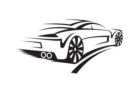 Abstract monochrome illustration of car | Premium Vector #Freepik #vector #automobile #sports-car #car #black-car Abstract Monochrome, Monochrome Illustration, Car Vector, Psd Icon, Abstract Lines, Vector Photo, Premium Vector, Graphic Resources, Vector Images