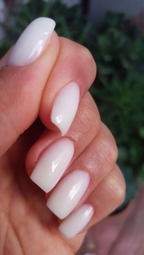 Get Nails Short, Short Neutral Manicure, Pinkish White Nails Acrylic, Nails For Each Month Of The Year, Minimalist Nail Design Inspiration, Simple Dip Nails, Milky Nails, Makijaż Smokey Eye, Soft Nails