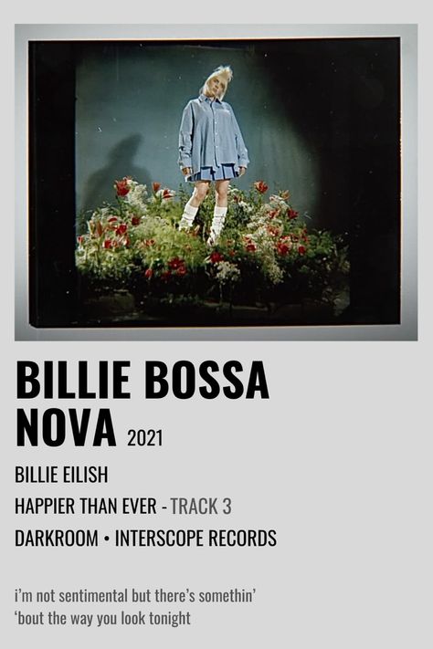 Lego Album Covers Billie Eilish, Billie Bossa Nova Poster, Billie Eilish Movie Poster, All Too Well 10 Minute Version Taylor Swift Polaroid Poster, Billie Bossa Nova Wallpaper, Polaroid Poster Billie Eilish, Music Poster Billie Eilish, Billie Bossa Nova Lyrics, Billie Eilish Minimalist Poster