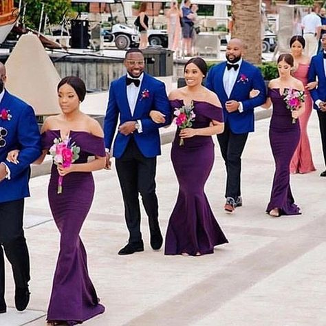 Purple Wedding Dress Bridesmaid, Royal Purple Bridesmaid Dress, Purple Bridesmaids Dresses, Royal Purple Wedding, Cheap Long Bridesmaid Dresses, African Bridesmaids, Blue Purple Wedding, African Bridesmaid Dresses, Cheap Bridesmaid Dresses Online