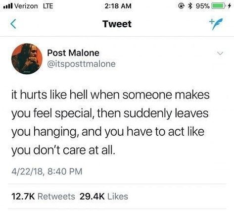 Post Malone Quotes, Quotes Thoughts, Life Quotes Love, Realest Quotes, Quotes Deep Feelings, Post Malone, Real Talk Quotes, Crush Quotes, Fan Fiction