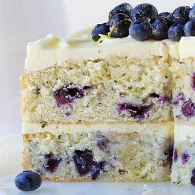 Blueberry Zucchini Cake, Zucchini Cake Recipe, Blueberry Zucchini, Mousse Au Chocolat Torte, Resipi Kek, Pan Sin Gluten, I Am Baker, Lemon Buttercream, Slice Of Cake