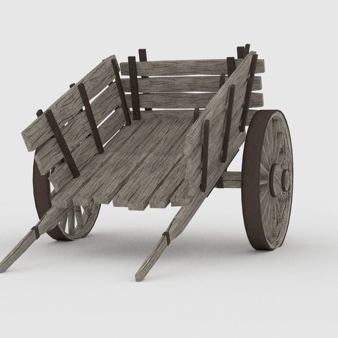 Horse Wagon, Wooden Cart, Old Wagons, Wooden Wagon, Free To Use Images, Door Design Modern, Miniature Diy, Hand Art, Illustration Character Design