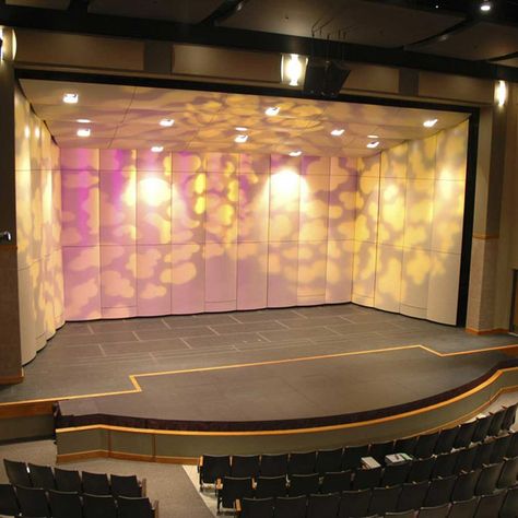 Proscenium Stage, Theatre In The Round, Diy Stage, Modern Theatre, Portable Stage, Auditorium Seating, Arena Stage, Theatre Interior, Pipe Organ