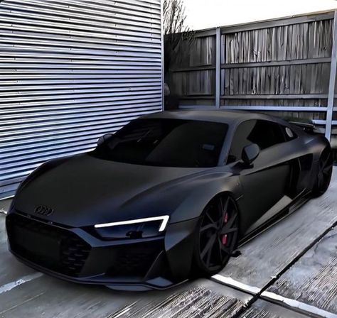 Audi Spyder R8, All Black Audi R8, Audi Sports Cars R8 V10, Audi R8 V10 Interior, Audi R8 Modified, Audi R8 Spyder V10, Matte Black Sports Car, Matte Black Audi R8, Audi Modified