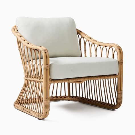 Tulum Lounge Chair | West Elm Patio Lounge Furniture, Outdoor Furniture Ideas, Modern Outdoor Chairs, Outdoor Furniture Set, Rattan Outdoor, Outdoor Lounge Chair, Rattan Chair, Outdoor Lounge Furniture, Lounge Chair Outdoor