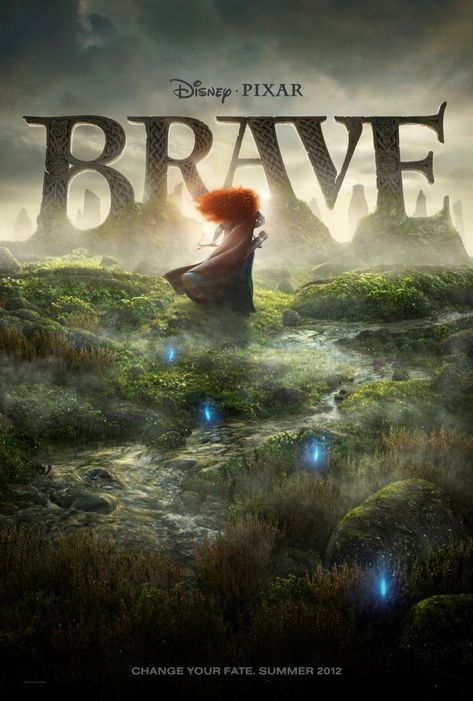 Brave Pixar, Brave Poster, Brave Movie, Brave 2012, Animated Movie Posters, Disney Brave, 2012 Movie, Merida Brave, Romantic Comedy Movies