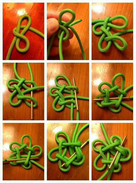 Star Knot, Simpul Makrame, Swiss Paracord, Rope Projects, Paracord Tutorial, Paracord Diy, Decorative Knots, Paracord Knots, Knots Diy