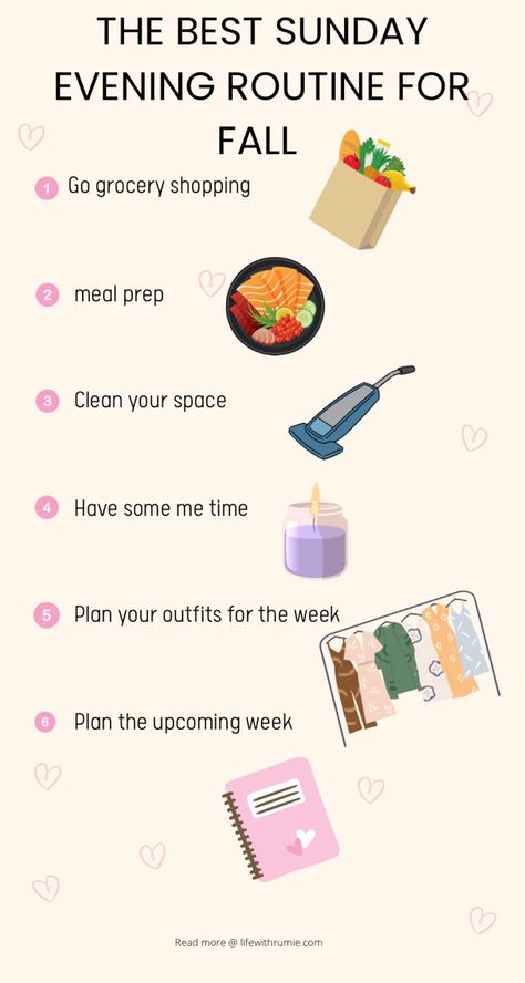 The best Sunday evening routine for a productive week Weekend Evening Routine, Sunday Evening, Productive Sunday, Sunday Night Self Care Routine, Sunday Reset Routine Checklist For Teens, Sunday Routine For A Productive Week, Taking Back Sunday, Waking Up Tired, Lazy Sunday Morning